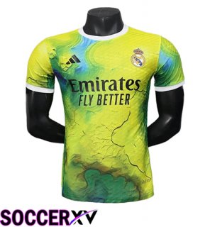 Real Madrid Soccer Jersey Special Edition Green/Yellow 2025/2026