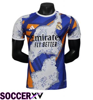 Real Madrid Soccer Jersey Special Edition Blue/White 2025/2026