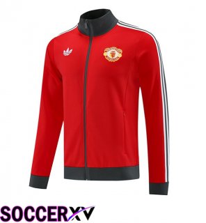 Manchester United Training Jacket Red 2025/2026
