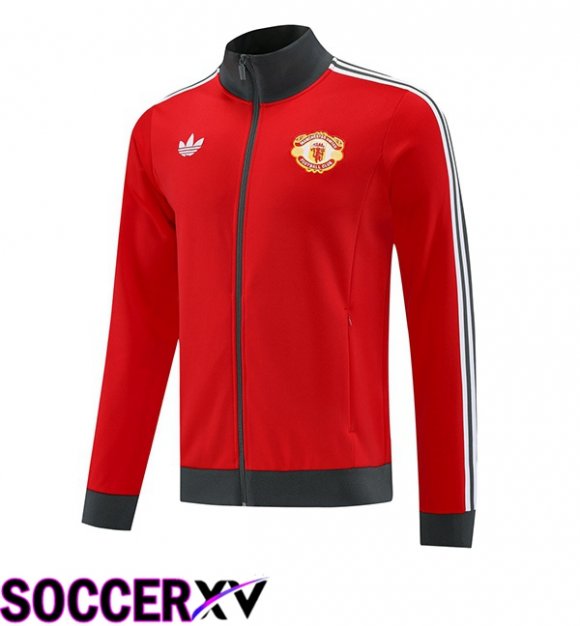 Manchester United Training Jacket Red 2025/2026