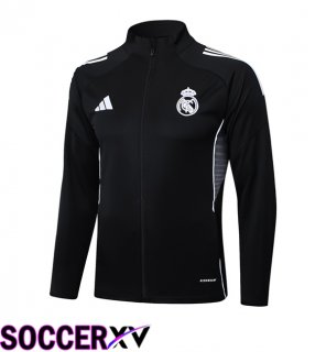 Real Madrid Training Jacket Black 2025/2026
