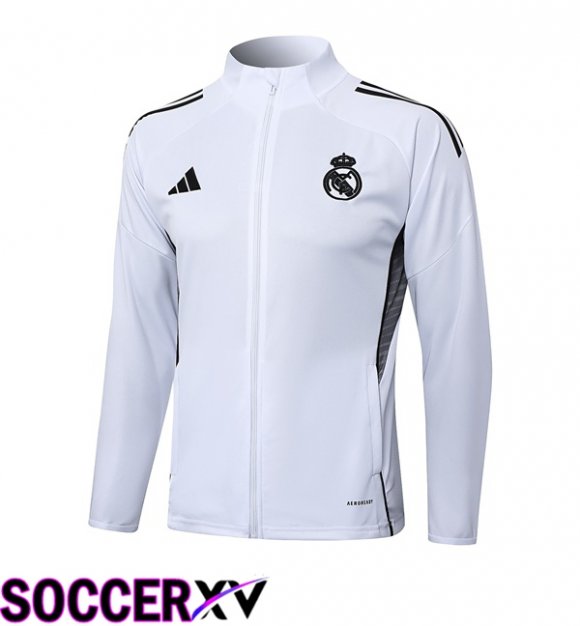Real Madrid Training Jacket White 2025/2026