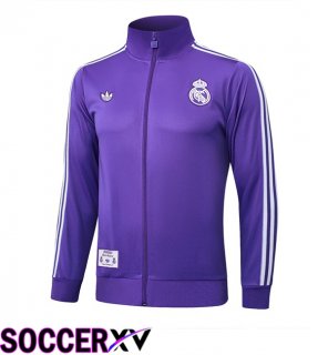 Real Madrid Training Jacket Purple 2025/2026