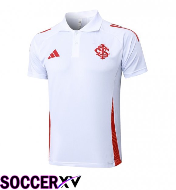 SC Internacional Soccer Polo White 2025/2026