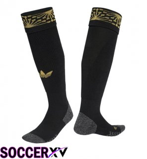 Mexico Soccer Socks Black Yellow 2025/2026