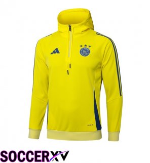 AFC Ajax Training Sweatshirt Hoodie Yellow 2025/2026
