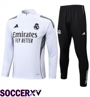 Real Madrid kit Training Tracksuit White 2025/2026
