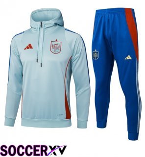 Spain Training Tracksuit - Training Sweatshirt Hoodie Green 2025/2026