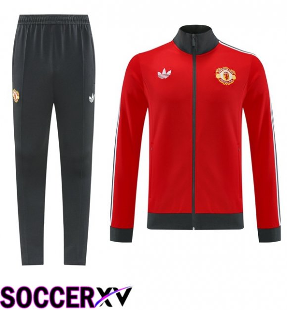Manchester United kit Training Jacket Suit Red 2025/2026