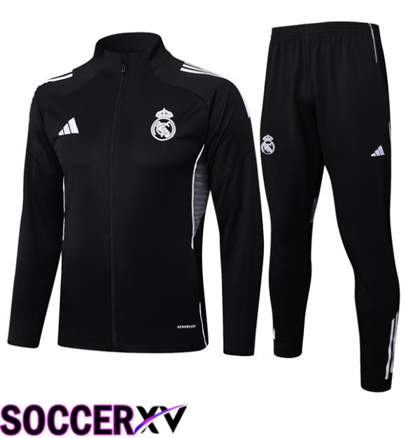 Real Madrid kit Training Jacket Suit Black 2025/2026