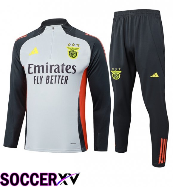 S.L Benfica kit Training Tracksuit Grey 2025/2026
