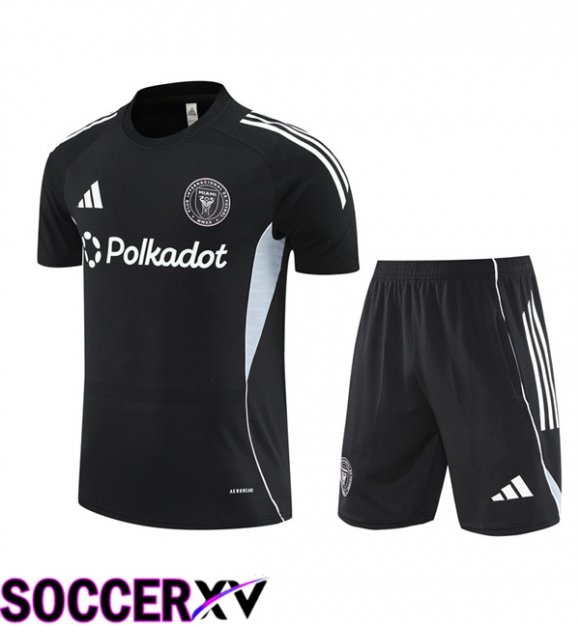 Inter Miami CF kit Training T Shirt + Shorts Black 2025/2026