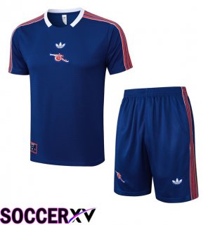 Arsenal kit Training T Shirt + Shorts Blue 2025/2026