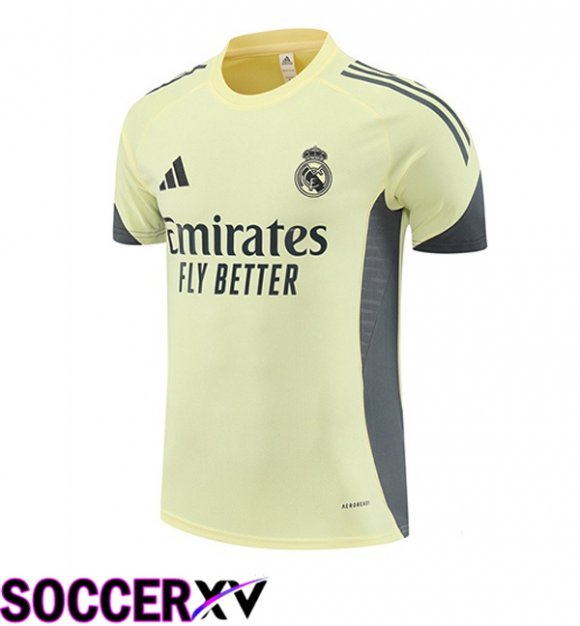 Real Madrid Training T Shirt Yellow 2025/2026