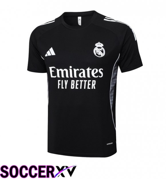 Real Madrid Training T Shirt Black 2025/2026