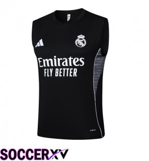 Real Madrid Gilet Soccer Black 2025/2026