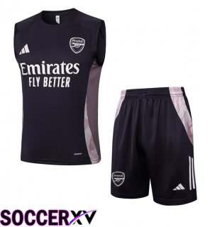 Arsenal Gilet Soccer + Shorts Grey 2025/2026