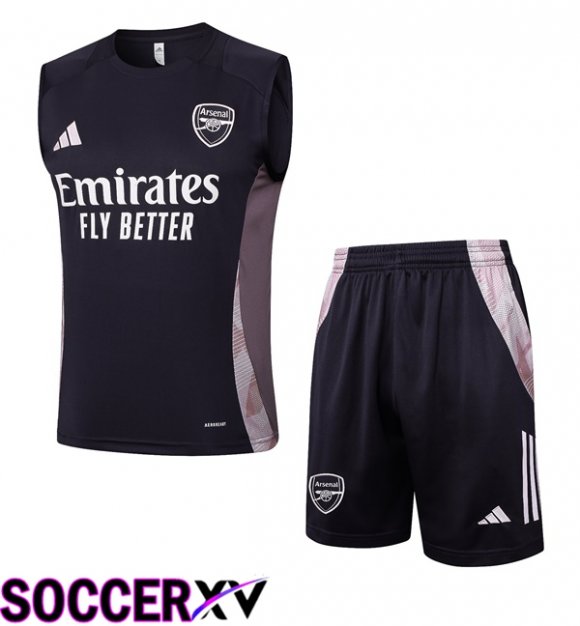 Arsenal Gilet Soccer + Shorts Grey 2025/2026