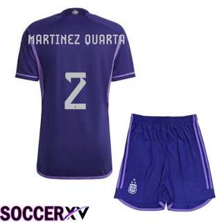 Argentina (FOYTH 2) 3 Stars Kids Soccer Jersey Away Purple 2022/2023
