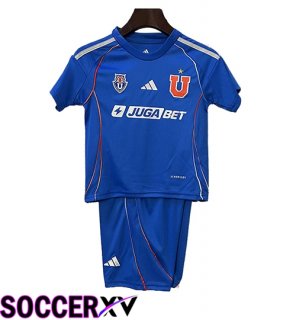 Universidad De Chile Kids Home Soccer Jersey 2025/2026