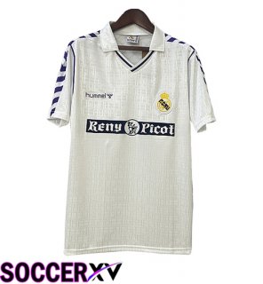 Real Madrid Retro Home Soccer Jersey 1989/1990