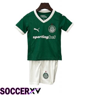 Palmeiras Kids Home Soccer Jersey 2025/2026