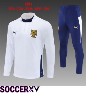 Portugal Kids kit Training Tracksuit White 2025/2026