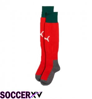 Portugal Home Soccer Socks Red 2025/2026