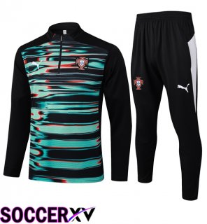 Portugal kit Training Tracksuit Green Black 2025/2026