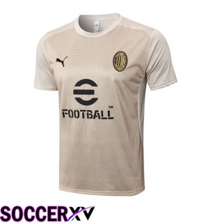 AC Milan Training T Shirt Yellow 2025/2026