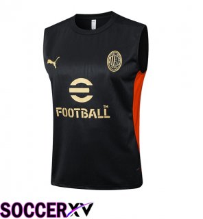 AC Milan Gilet Soccer Black 2025/2026