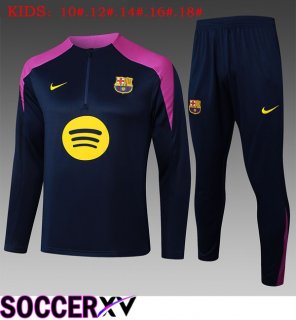 FC Barcelona Kids kit Training Tracksuit Blue Royal 2025/2026