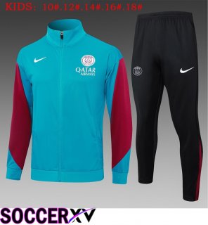 Paris PSG Kids kit Training Jacket Suit Blue 2025/2026