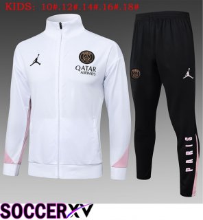 Jordan Paris PSG Kids kit Training Jacket Suit White 2025/2026