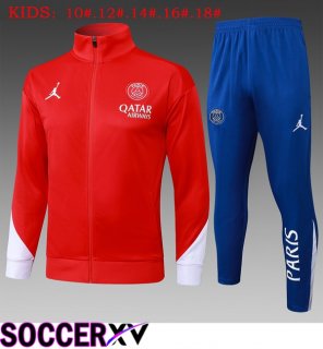 Jordan Paris PSG Kids kit Training Jacket Suit Red 2025/2026