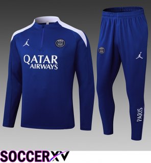 Paris PSG Kids kit Training Tracksuit Blue 2025/2026