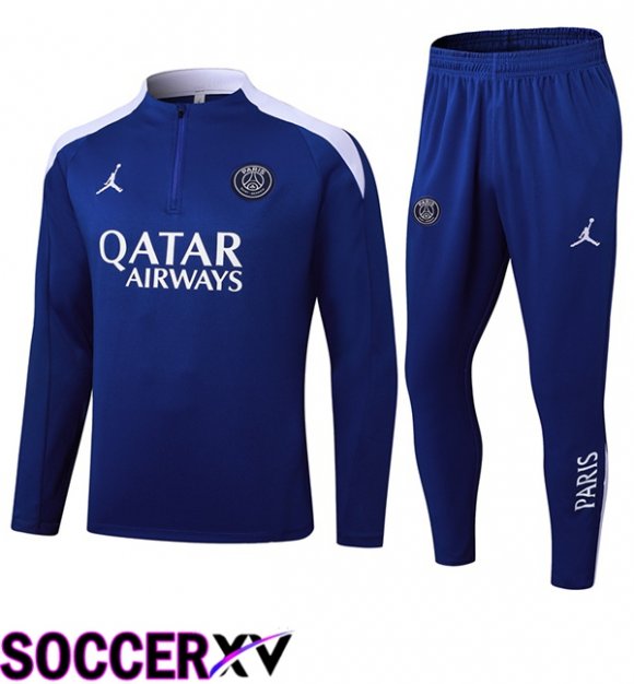 Jordan Paris PSG kit Training Tracksuit Blue 2025/2026