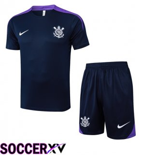 Corinthians kit Training T Shirt + Shorts Blue Royal 2025/2026