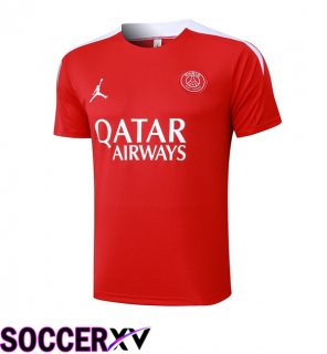 Jordan Paris PSG Training T Shirt Red 2025/2026