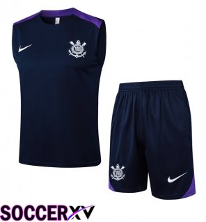 Corinthians Gilet Soccer + Shorts Blue Royal 2025/2026
