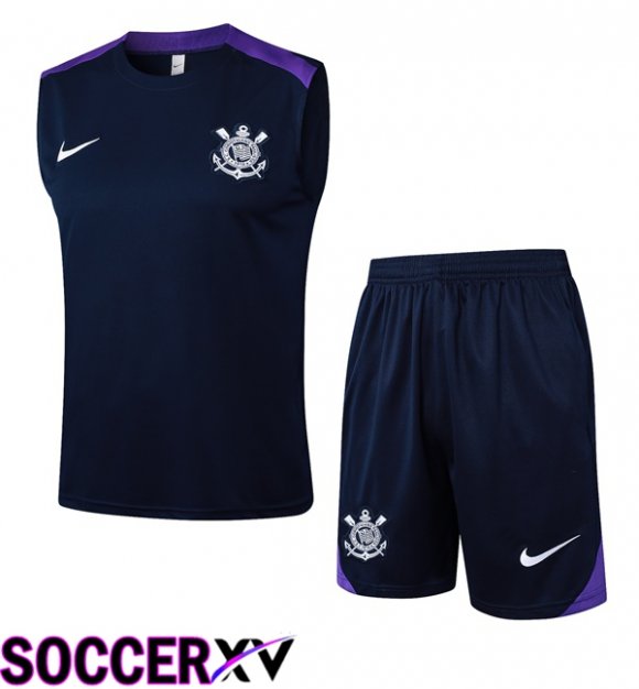 Corinthians Gilet Soccer + Shorts Blue Royal 2025/2026