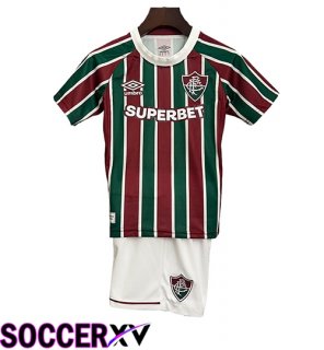 Fluminense Kids Home Soccer Jersey 2025/2026
