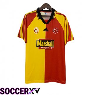 Galatasaray SK Retro Home Soccer Jersey Yellow 1998-1999