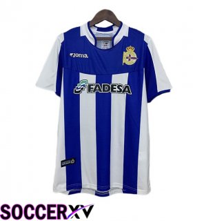 Deportivo de La Coruna Retro Home Soccer Jersey Blue White 2003-2004