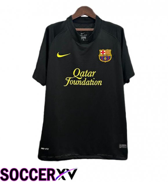 FC Barcelona Retro Away Soccer Jersey Black 2011-2012