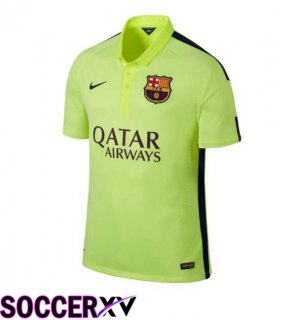 FC Barcelona Retro Third Soccer Jersey Green 2014-2015