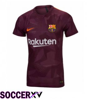 FC Barcelona Retro Third Soccer Jersey Brown 2017-2018