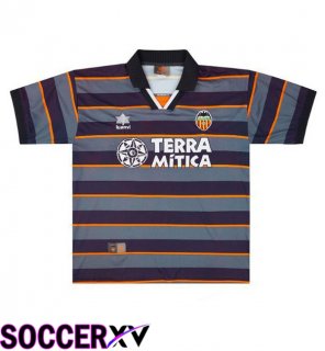 Valencia CF Retro Third Soccer Jersey Orange Grey 1999-2000