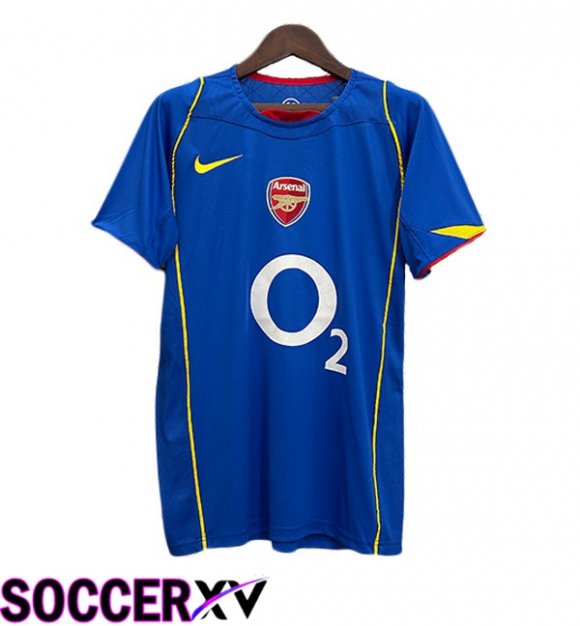 Arsenal Retro Away Soccer Jersey Blue 2004-2005