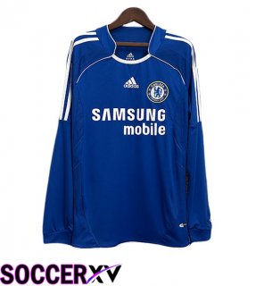FC Chelsea Retro Home Soccer Jersey Long sleeve Blue 2006-2007